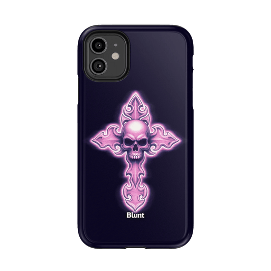 Neon Cross iPhone Case - Blunt Cases