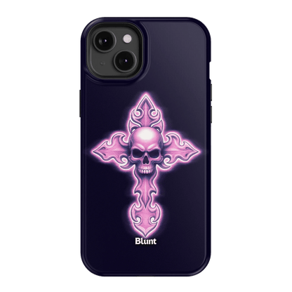 Neon Cross iPhone Case - Blunt Cases