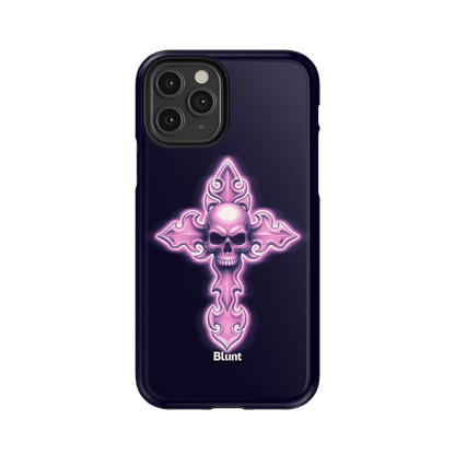 Neon Cross iPhone Case - Blunt Cases
