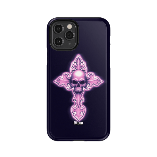 Neon Cross iPhone Case - Blunt Cases