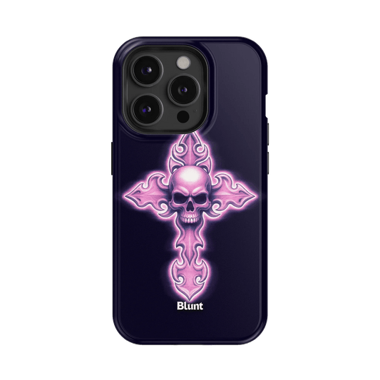 Neon Cross iPhone Case - Blunt Cases