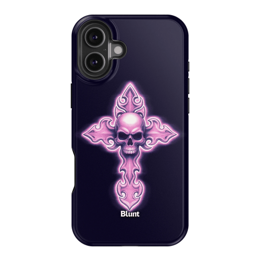 Neon Cross iPhone Case - Blunt Cases
