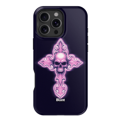 Neon Cross iPhone Case - Blunt Cases