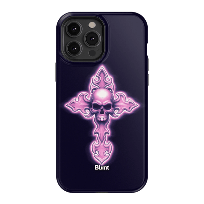 Neon Cross iPhone Case - Blunt Cases