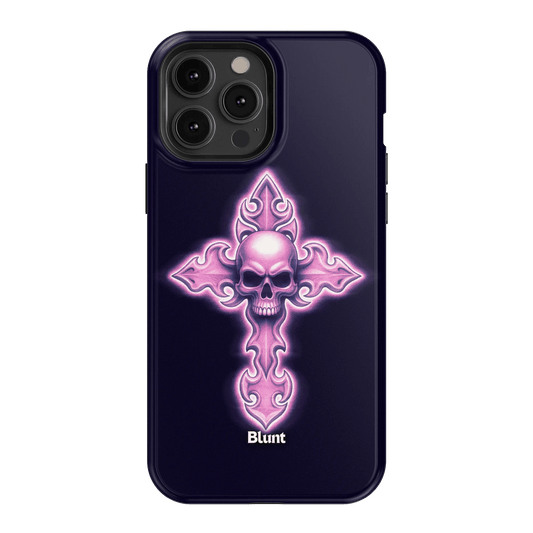 Neon Cross iPhone Case - Blunt Cases