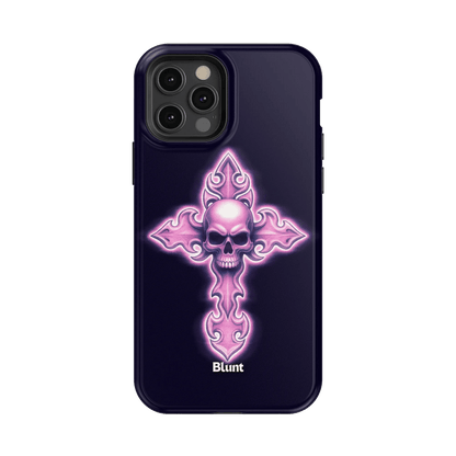 Neon Cross iPhone Case - Blunt Cases