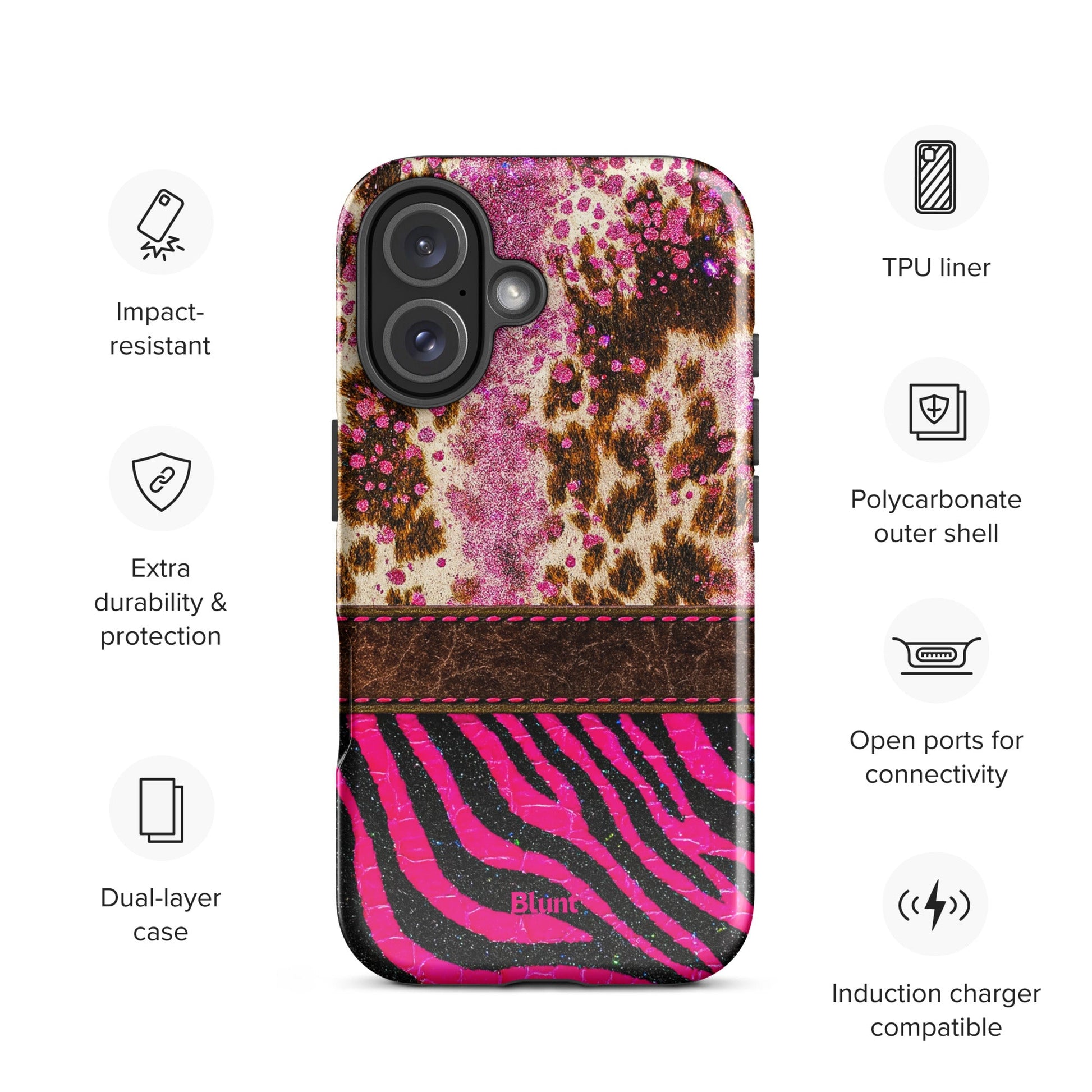Neon Safari iPhone Case - Blunt Cases