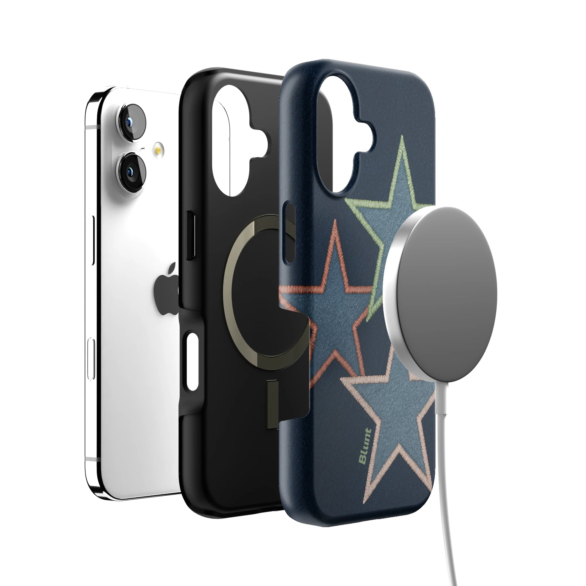 Neon Stars iPhone Case gallery - Iphone_17_Iphone_4