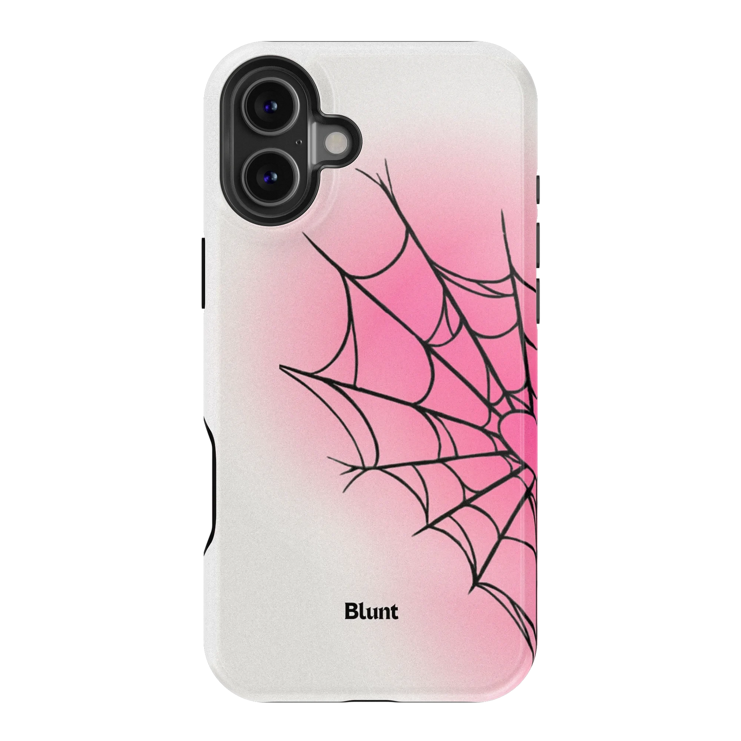 White Pink Web iPhone Case