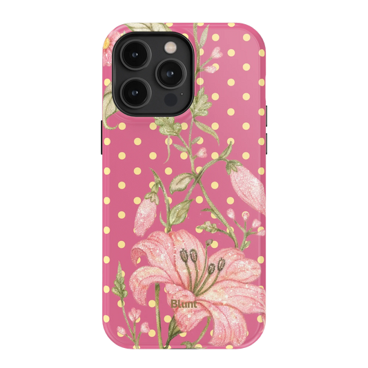Cherry Blossom Dot iPhone Case