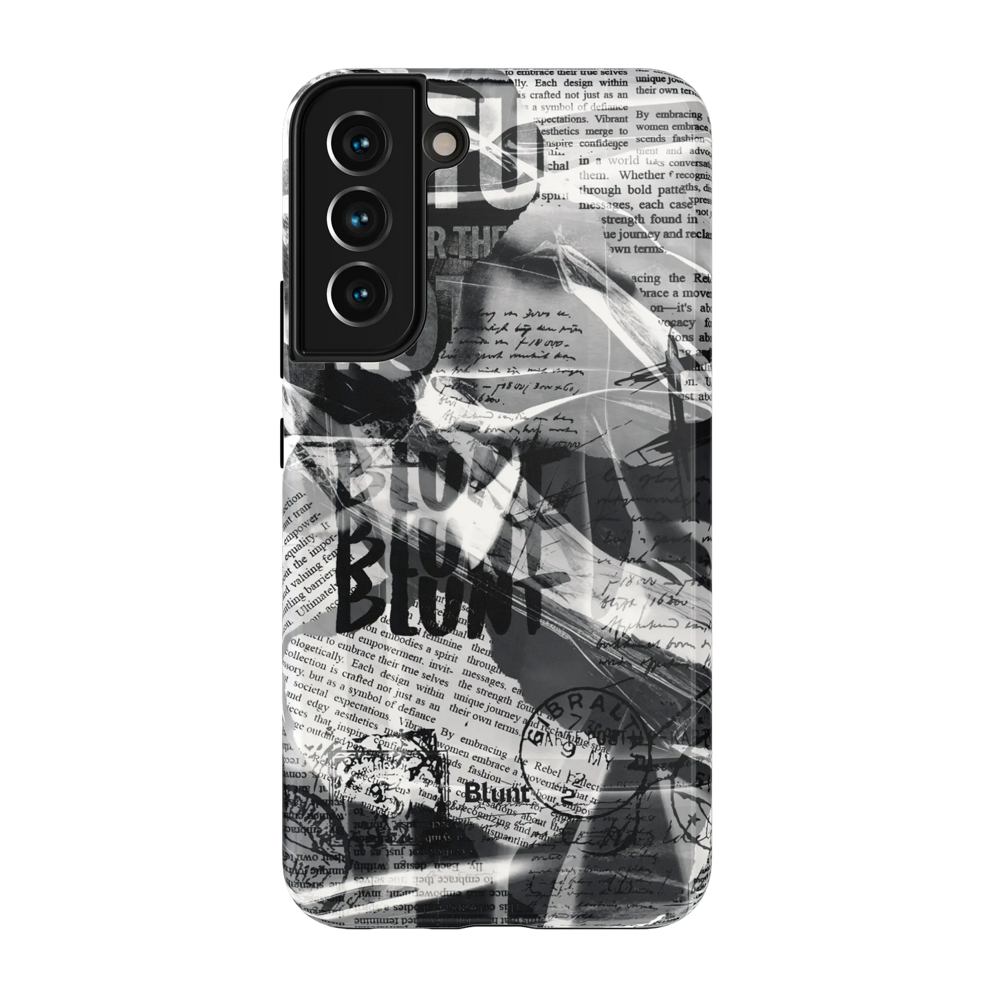 Black Love Letter Samsung Case