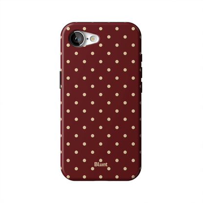 Burgundy-Dot-iphone-case-iPhone 17 E-1