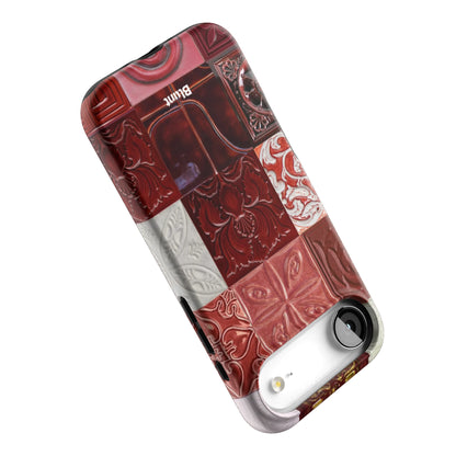 Checkered-Rouge-iphone-case-iPhone 17 Air-4
