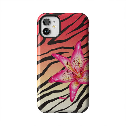 Striped-Lilly-iphone-case-iPhone 11-1