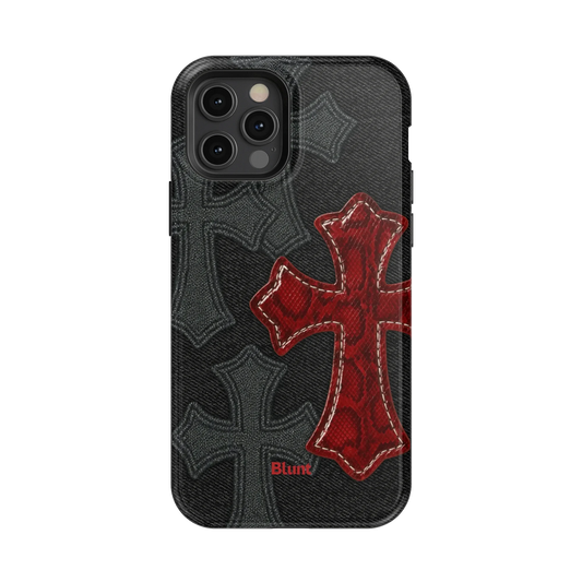 Crimson Cross iPhone Case