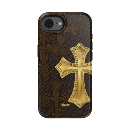 Gold Cross iPhone Case