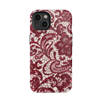Crimson Lace iPhone Case