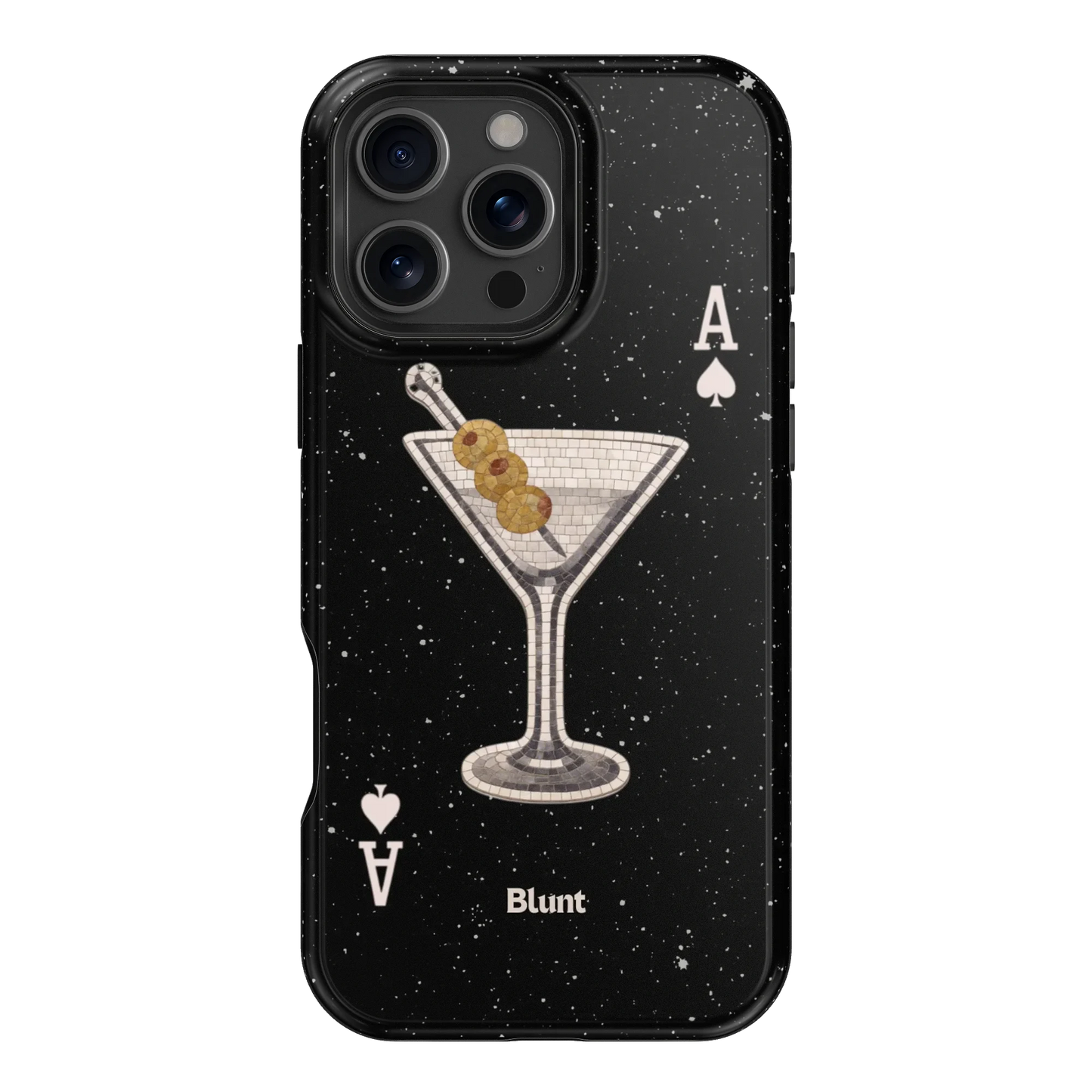 Black Dirty Martini iPhone Case