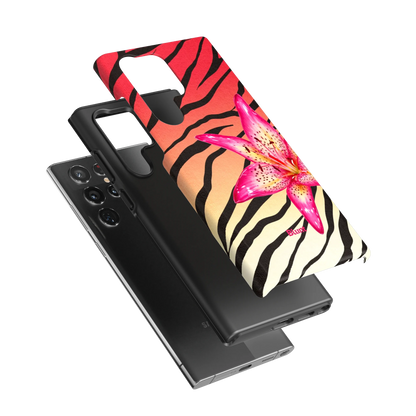 Striped-Lilly-samsung-case-Galaxy S22 Ultra-3