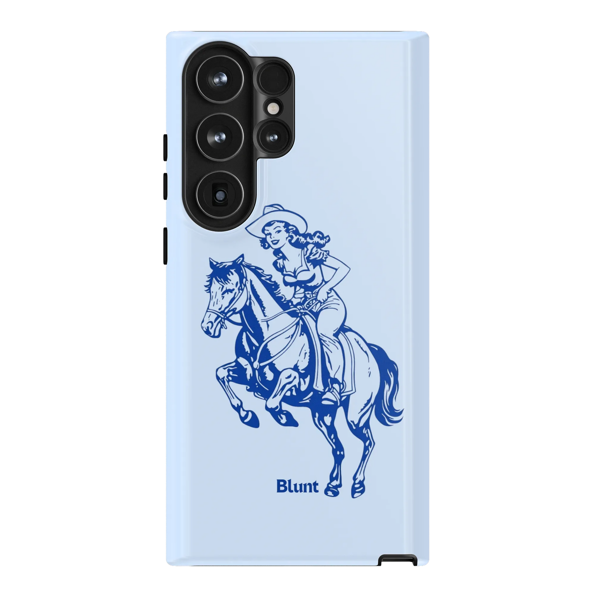 Blue-Lasso-Lady-samsung-case-S23 Ultra-1