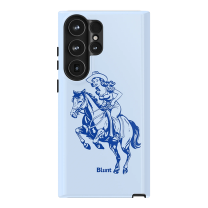 Blue-Lasso-Lady-samsung-case-S23 Ultra-1