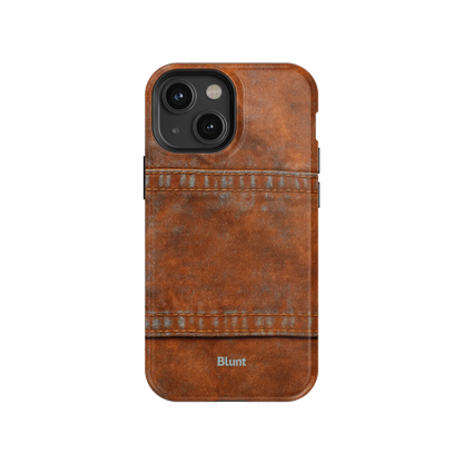 Chocolate Denim iPhone Case