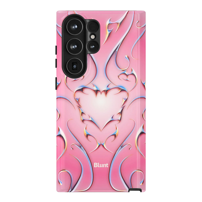 Bubble Heart Samsung Case