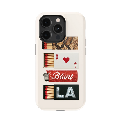 Cream Match iPhone Case