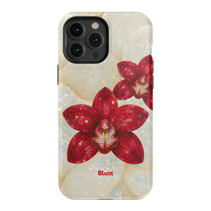 Crimson Orchid iPhone Case