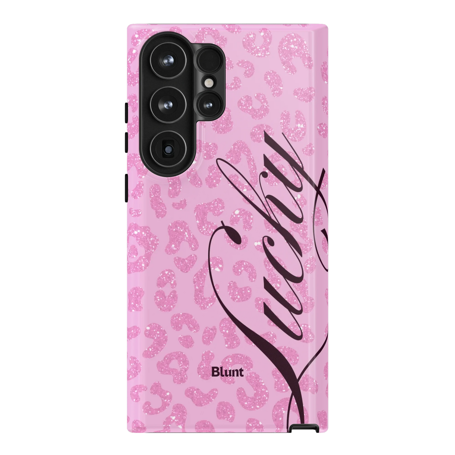 Pink Cheetah Lucky Samsung Case