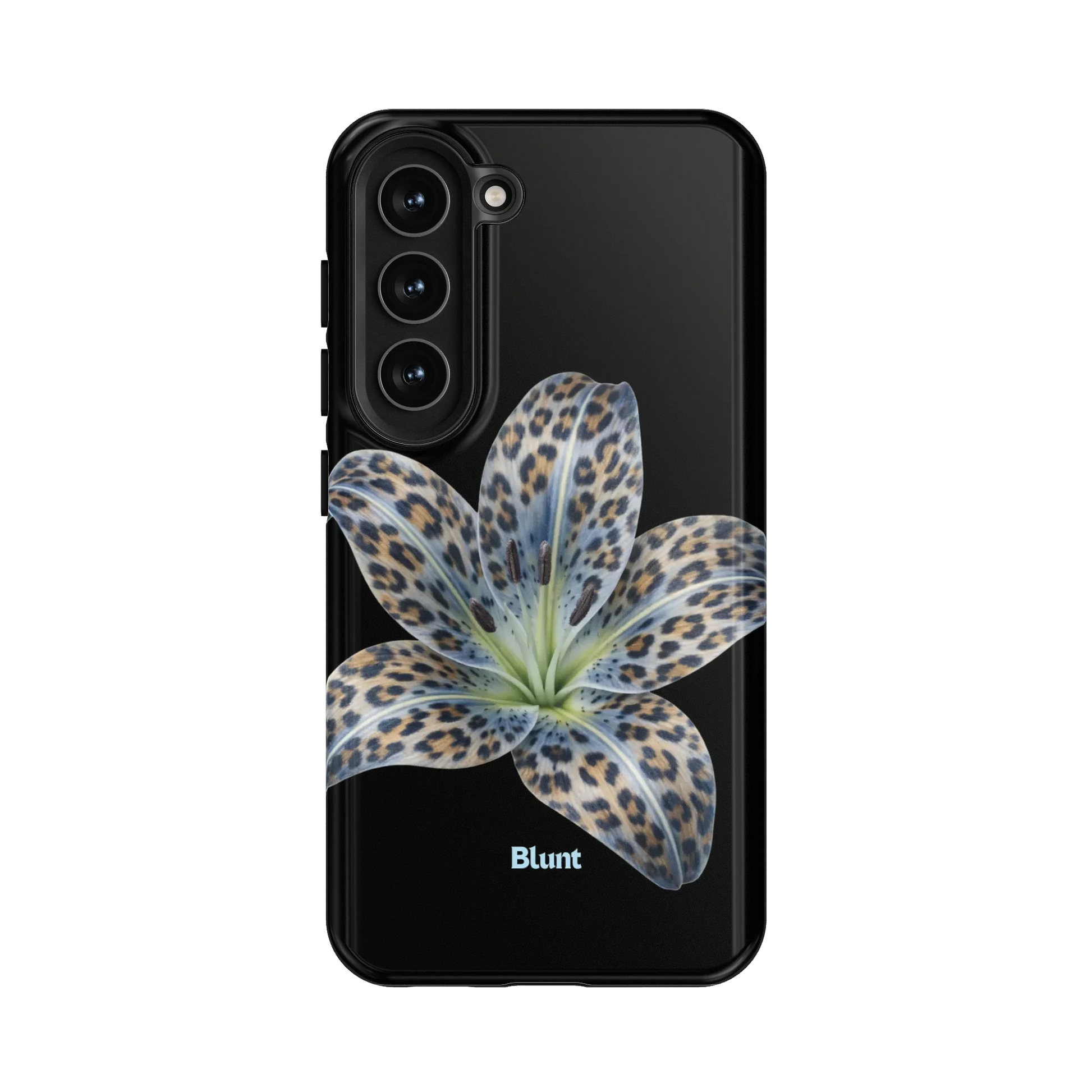 Blue-Leopard-Bloom-samsung-case-Galaxy S23-1