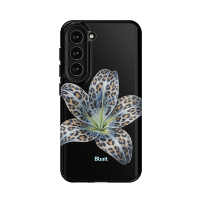 Blue-Leopard-Bloom-samsung-case-Galaxy S23-1