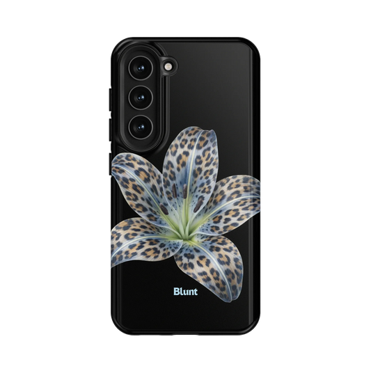 Blue-Leopard-Bloom-samsung-case-Galaxy S23-1