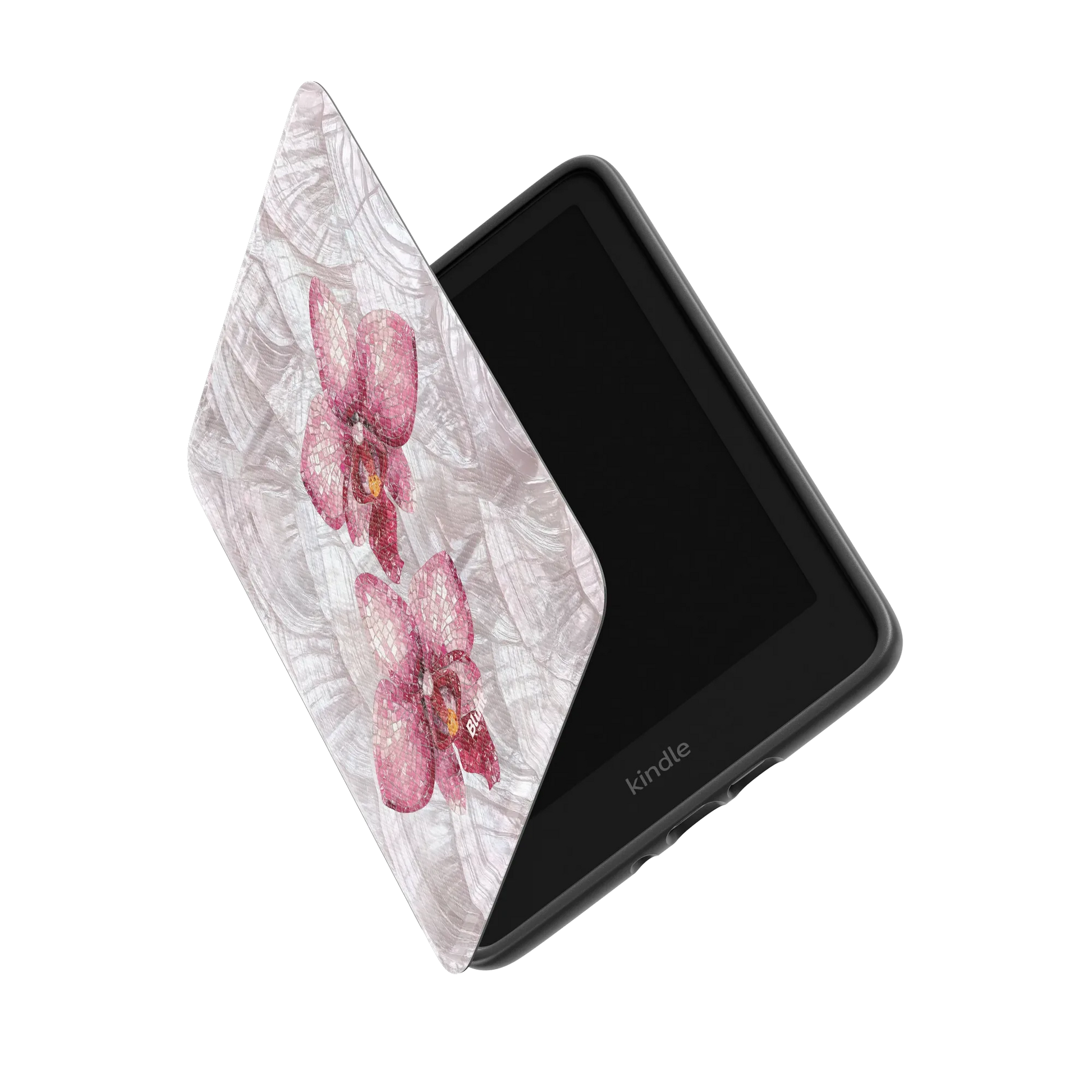 Pink-Mosaic-Orchids-kindle-case-Kindle Paperwhite/Colorsoft 7-2