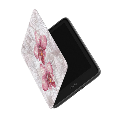 Pink-Mosaic-Orchids-kindle-case-Kindle Paperwhite/Colorsoft 7-2