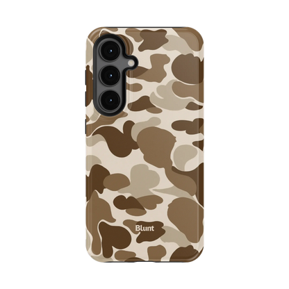 Brown Camo Samsung Case