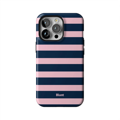 Blueberry-Blush-Stripe-iphone-case-iPhone 13 Pro-1