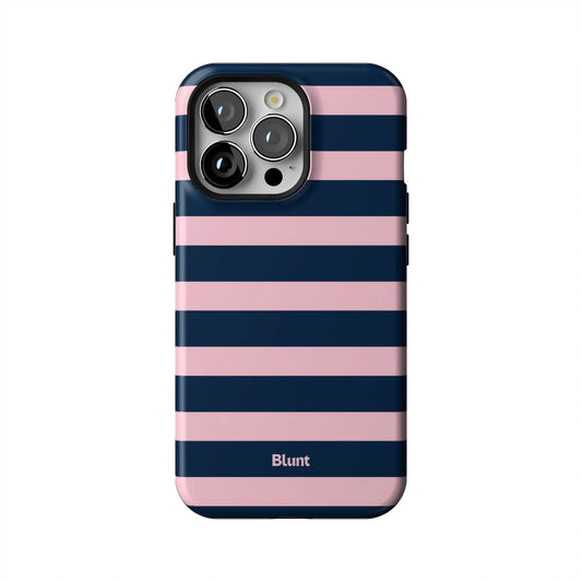 Blueberry-Blush-Stripe-iphone-case-iPhone 13 Pro-1