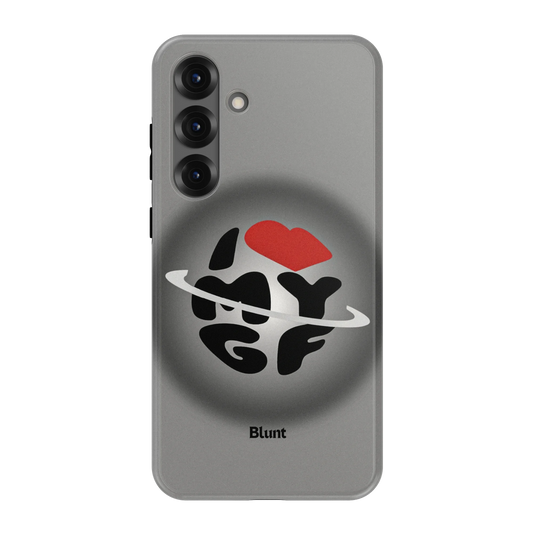 Grey Aura Girlfriend Samsung Case