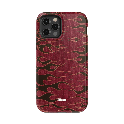 Crimson Fire iPhone Case