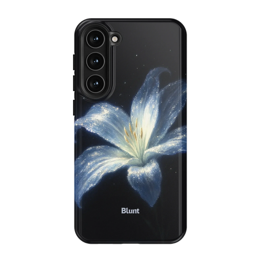 Blue Lilly Samsung Case