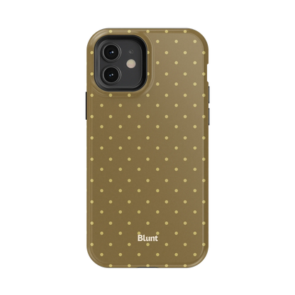 Olive Dot iPhone Case