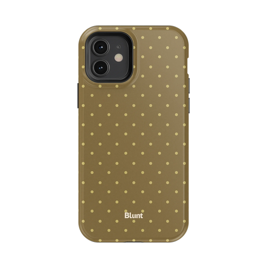 Olive Dot iPhone Case