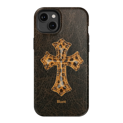 Golden Celine iPhone Case