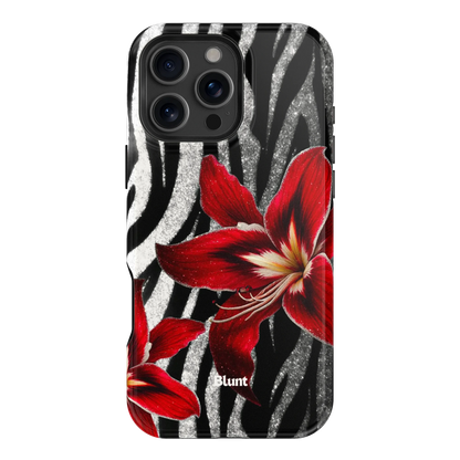 Zebra Rouge iPhone Case