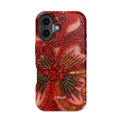 Crimson iPhone Case