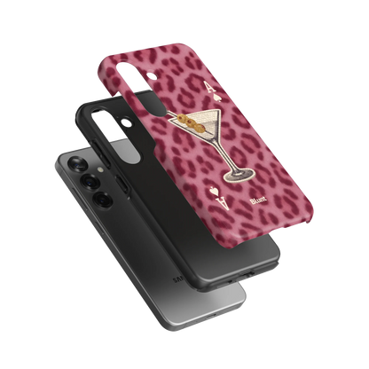 Pink Cheetah Dirty Martini Samsung Case