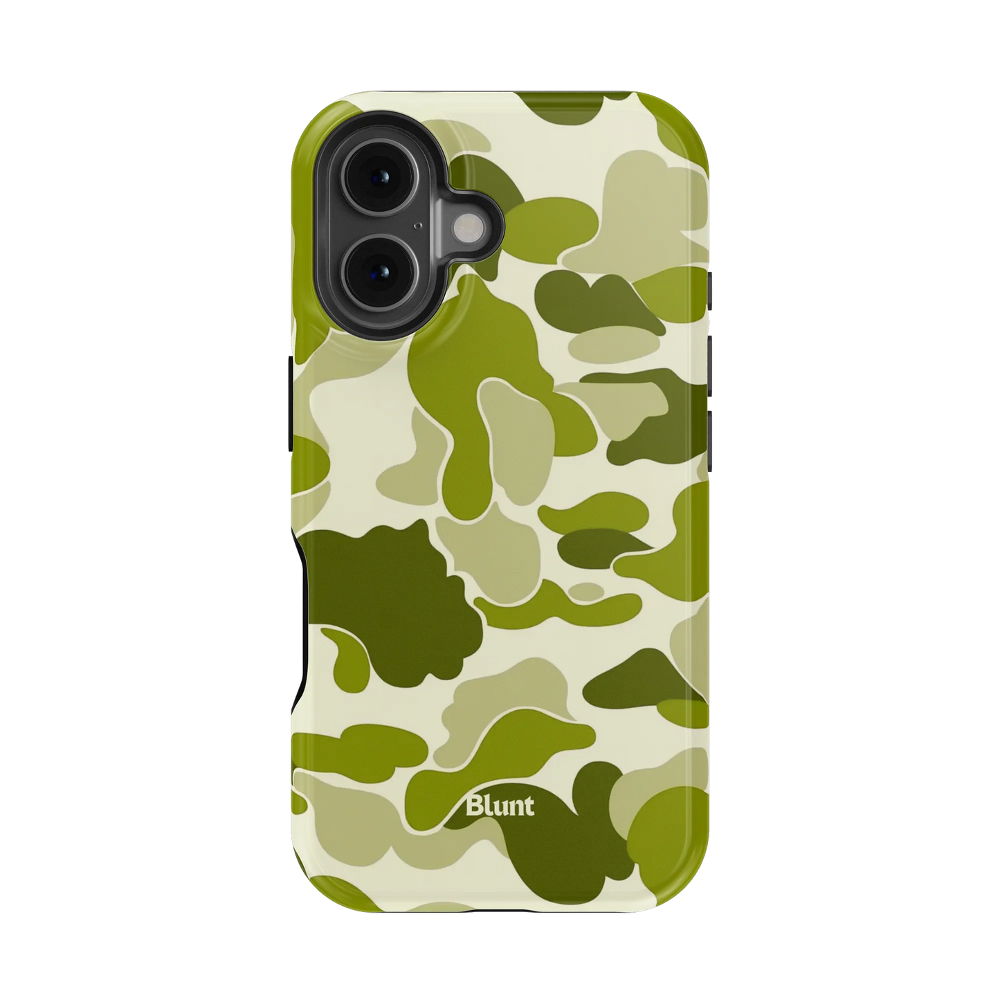 Lime Camo iPhone Case