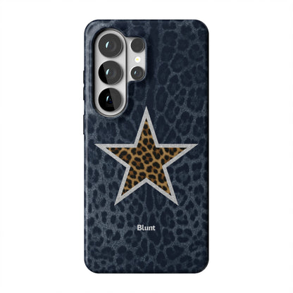 Denim Cheetah Star Samsung Case