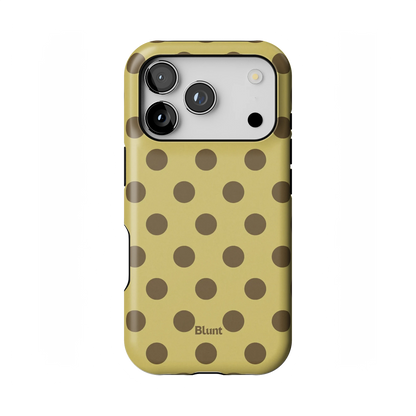 Sage Toffee Dot iPhone Case
